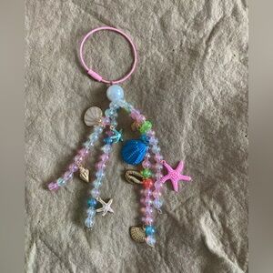 Beach themed bag charm